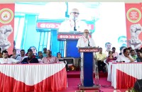 32-ാം സംസ്ഥാന സമ്മേളനം – യാത്രയയപ്പ് സമ്മേളനം എം എ ബേബി ഉദ്ഘാടനം ചെയ്യുന്നു